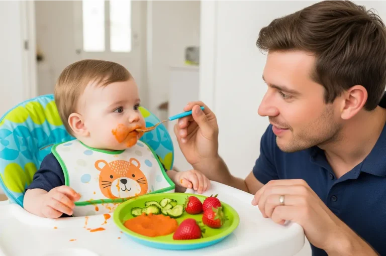 Lee más sobre el artículo BLW vs Purés: Desmontando Mitos y Eligiendo el Camino en la Alimentación de tu Bebé